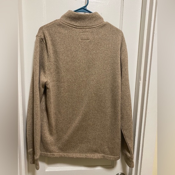 Old Navy Men’s Quarter-Zip Sweater - Size Medium Color Tan - Picture 5 of 5